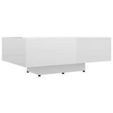 Vidaxl salontafel 85x55x31 cm bewerkt hout hoogglans wit