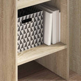 Vidaxl boekenkast 40x35x180 cm bewerkt hout sonoma eikenkleurig