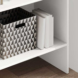 Vidaxl boekenkast 60x35x180 cm bewerkt hout wit