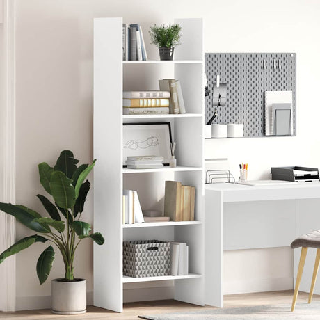 Vidaxl boekenkast 60x35x180 cm bewerkt hout wit