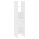 Vidaxl boekenkast 40x35x180 cm bewerkt hout wit