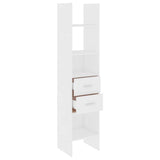 Vidaxl boekenkast 40x35x180 cm bewerkt hout wit