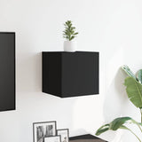 Vidaxl tv-wandmeubel 30,5x30x30 cm zwart