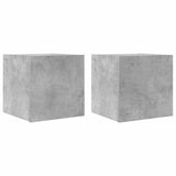 Vidaxl tv-wandmeubelen 2 st 30,5x30x30 cm betongrijs