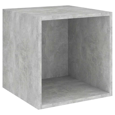 Vidaxl wandkast 37x37x37 cm bewerkt hout betongrijs