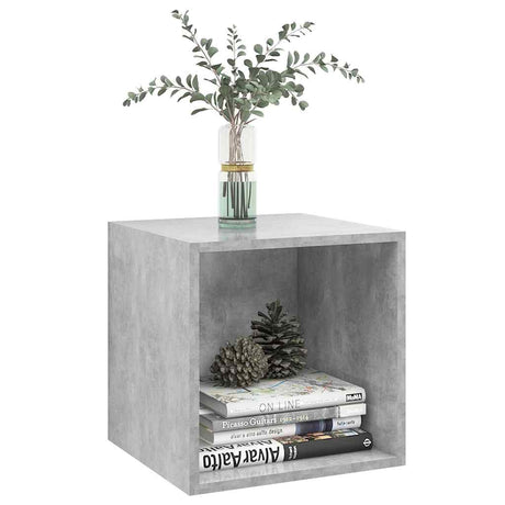 Vidaxl wandkast 37x37x37 cm bewerkt hout betongrijs