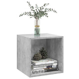 Vidaxl wandkasten 2 st 37x37x37 cm bewerkt hout betongrijs