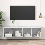 Vidaxl tv-wandmeubel 37x37x142,5 cm bewerkt hout wit