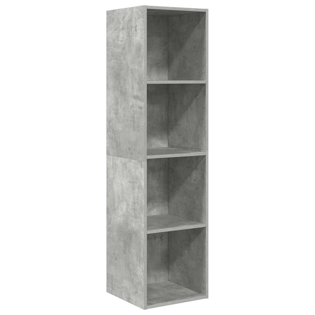 Vidaxl tv-wandmeubel 37x37x142,5 cm bewerkt hout betongrijs