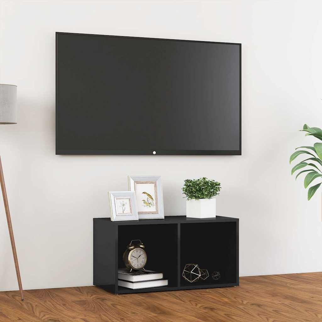 Vidaxl tv-meubel 72x35x36,5 cm bewerkt hout hoogglans grijs