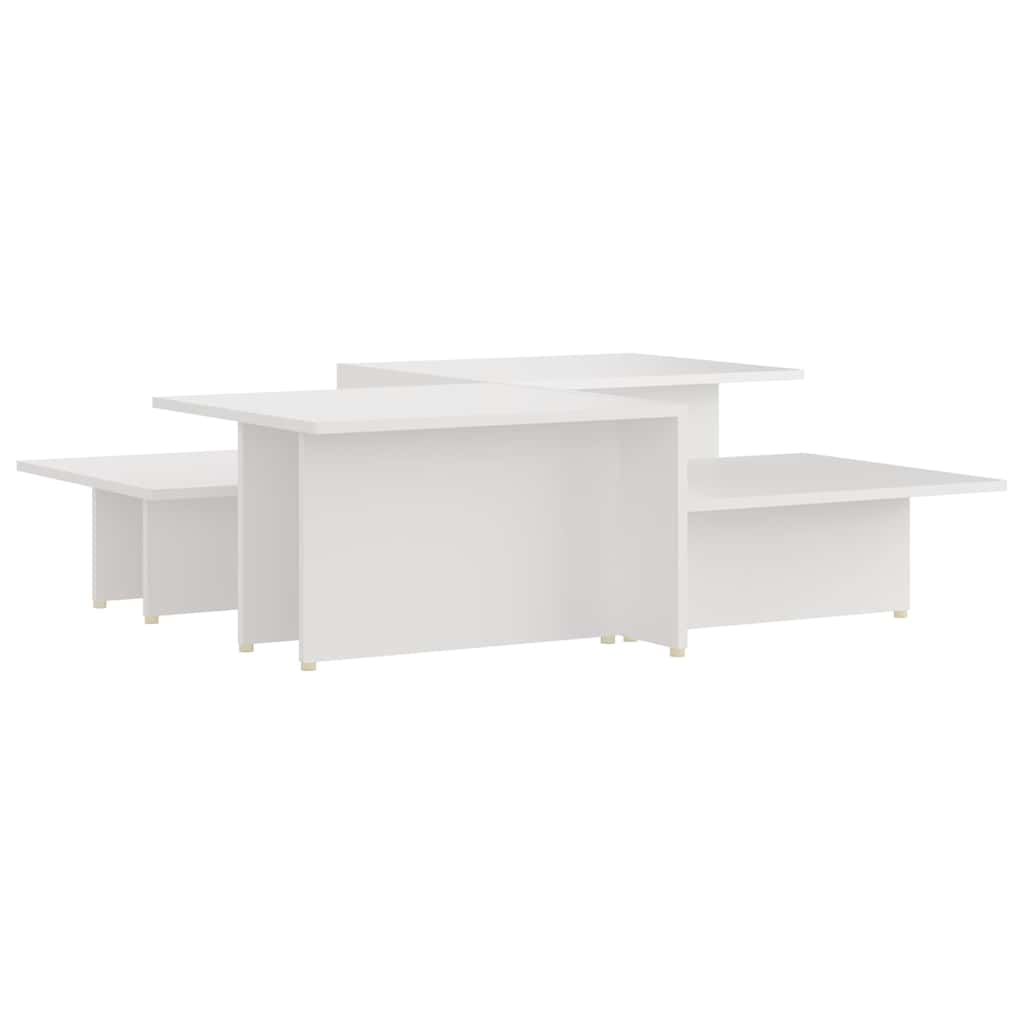 Vidaxl salontafels 2 st 111,5x50x33 cm bewerkt hout wit