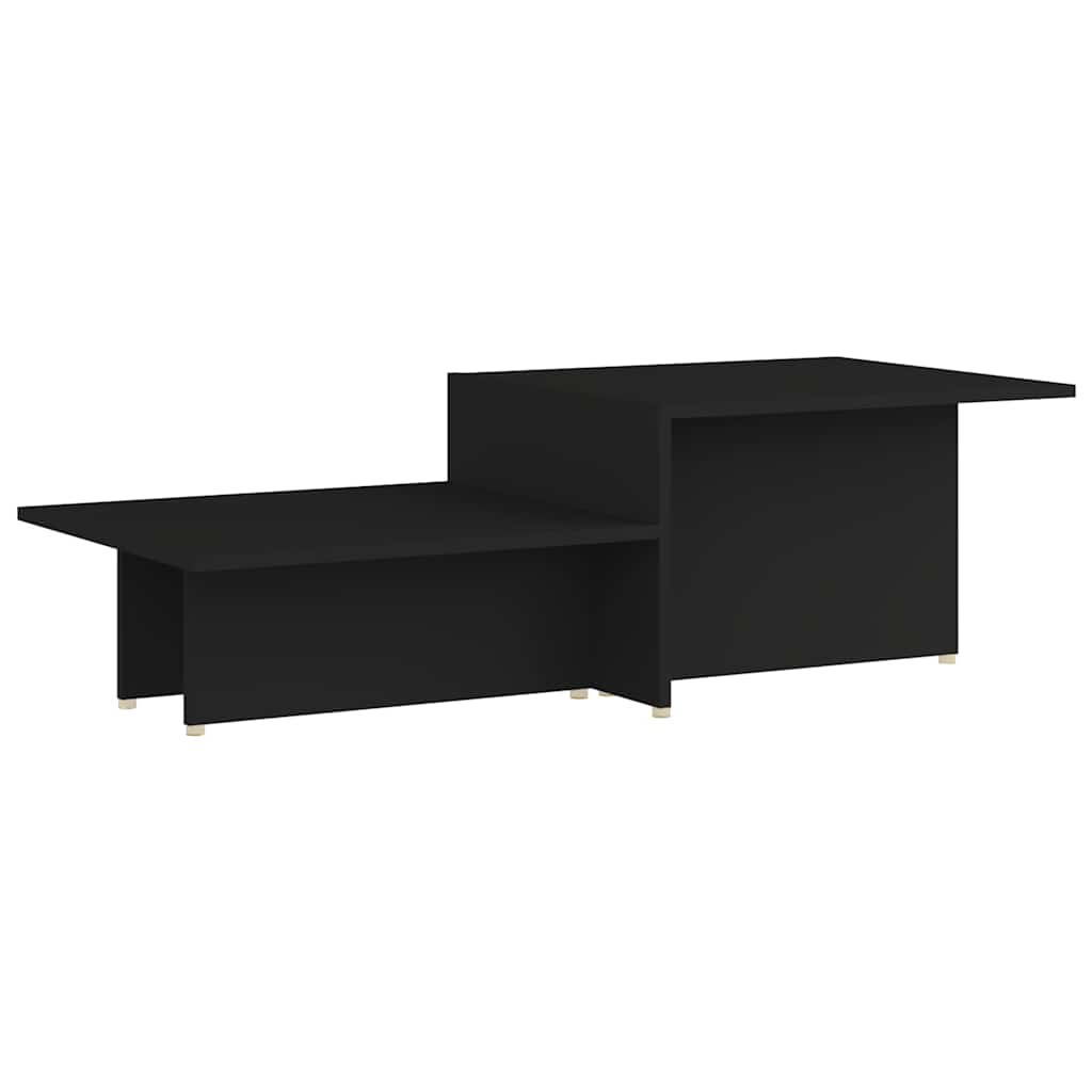 Vidaxl salontafel 111,5x50x33 cm bewerkt hout zwart