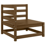 Vidaxl 2-delige loungeset massief grenenhout honingbruin