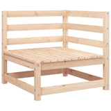 Vidaxl 2-delige loungeset met kussens massief grenenhout
