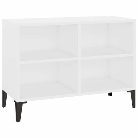 Vidaxl tv-meubel met metalen poten 69,5x30x50 cm wit