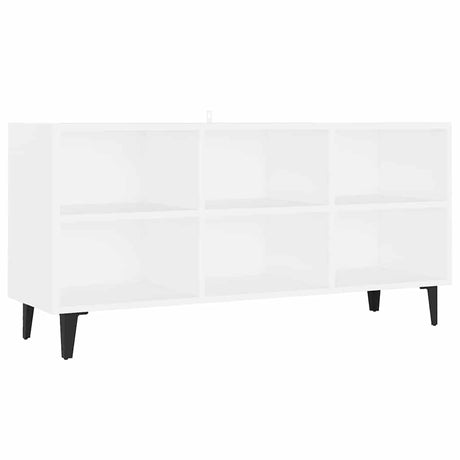 Vidaxl tv-meubel met metalen poten 103,5x30x50 cm wit