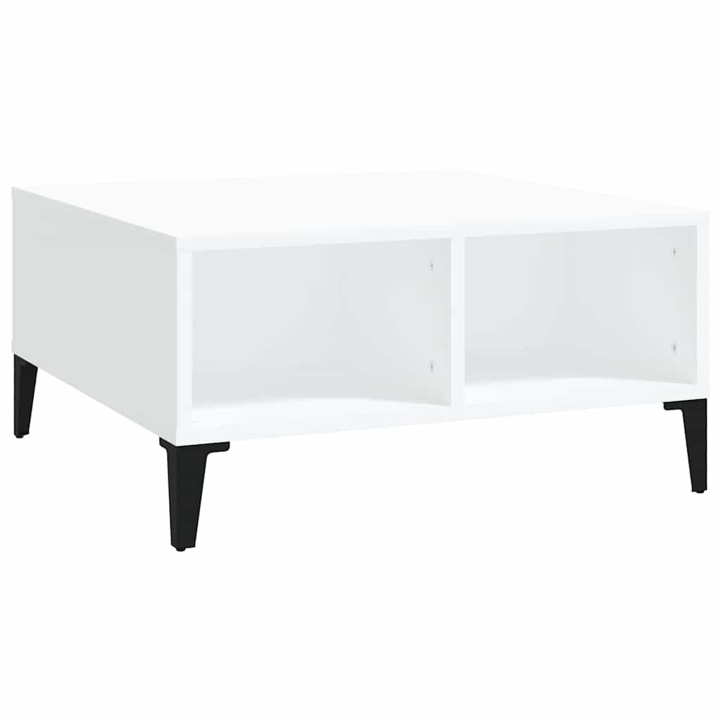 Vidaxl salontafel 60x60x30 cm bewerkt hout wit