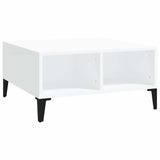 Vidaxl salontafel 60x60x30 cm bewerkt hout wit