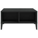Vidaxl salontafel 60x60x30 cm bewerkt hout zwart