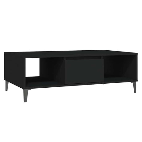Vidaxl salontafel 103,5x60x35 cm bewerkt hout zwart