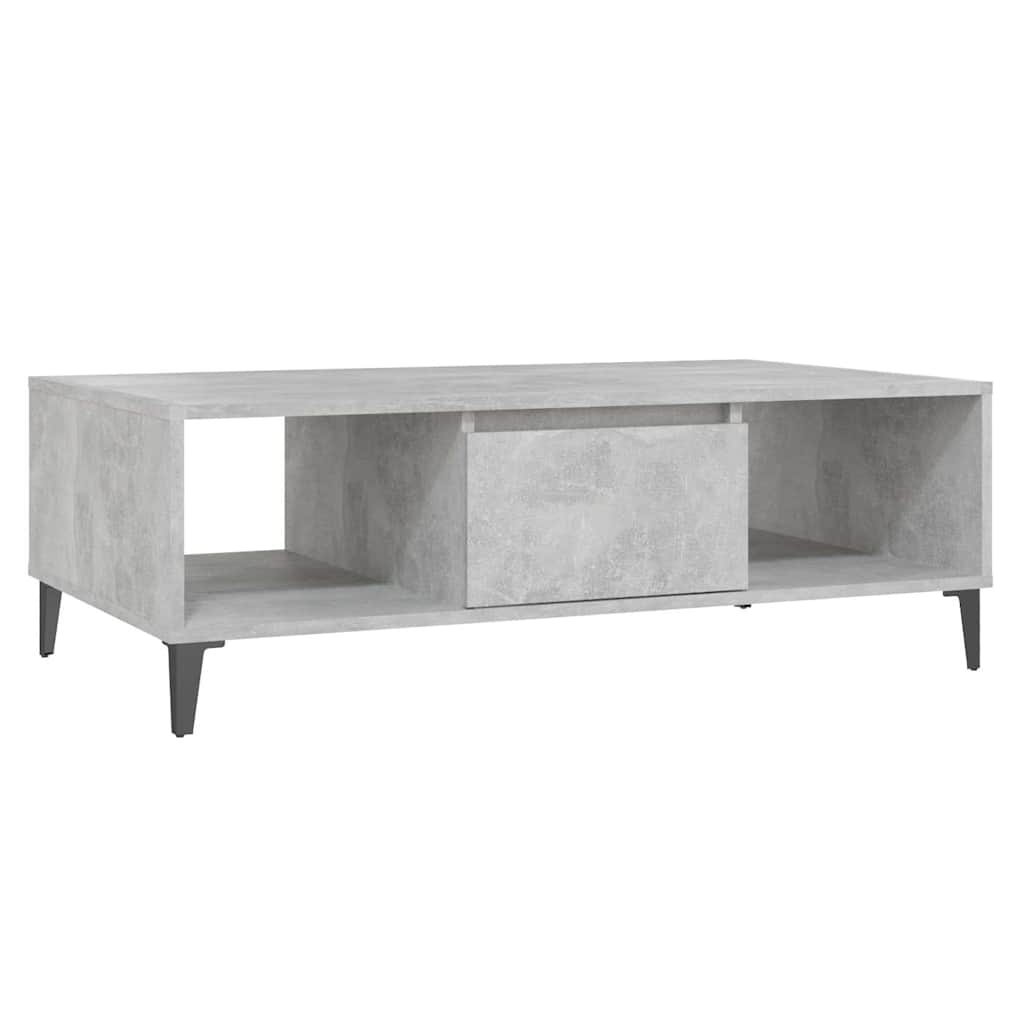 Vidaxl salontafel 103,5x60x35 cm bewerkt hout betongrijs