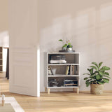 Vidaxl dressoir 57x35x70 cm bewerkt hout betongrijs