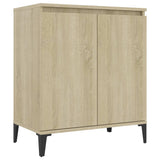 Vidaxl dressoir 60x35x70 cm bewerkt hout sonoma eikenkleurig