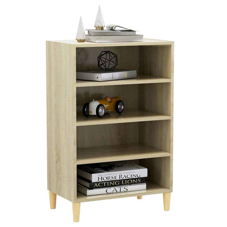 Vidaxl dressoir 57x35x90 cm bewerkt hout sonoma eikenkleurig