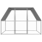 Vidaxx Außenstall für Hühner 3x2x2 m aus verzinktem Stahl