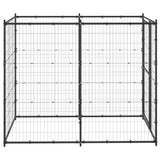 Vidaxl Dog Kennel pour l'extérieur de l'acier 110x220x180 cm