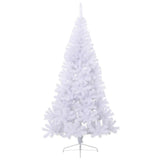 Vidaxl Kunstkerstboom s standardnim pol 180 cm PVC White