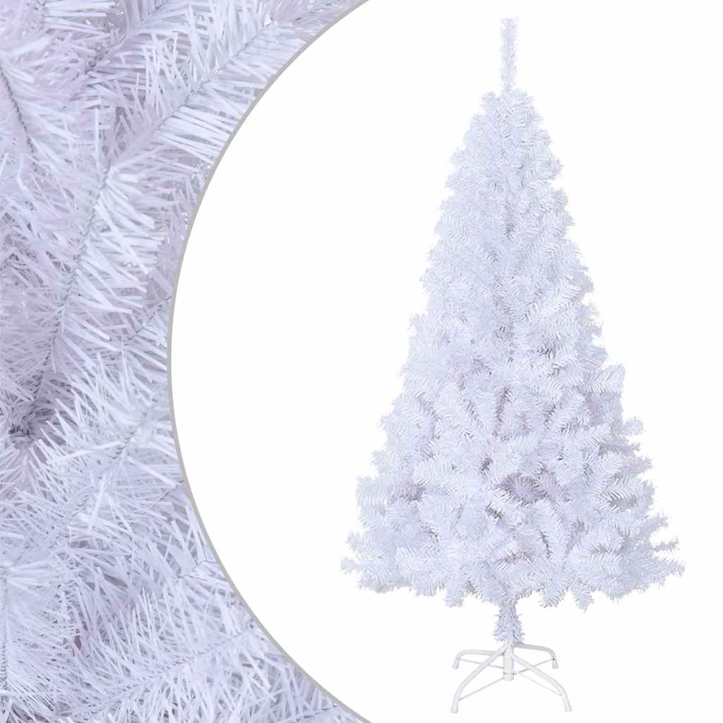 Vidaxl Kunstkerstboom mit dicken Zweigen 120 cm PVC Weiß