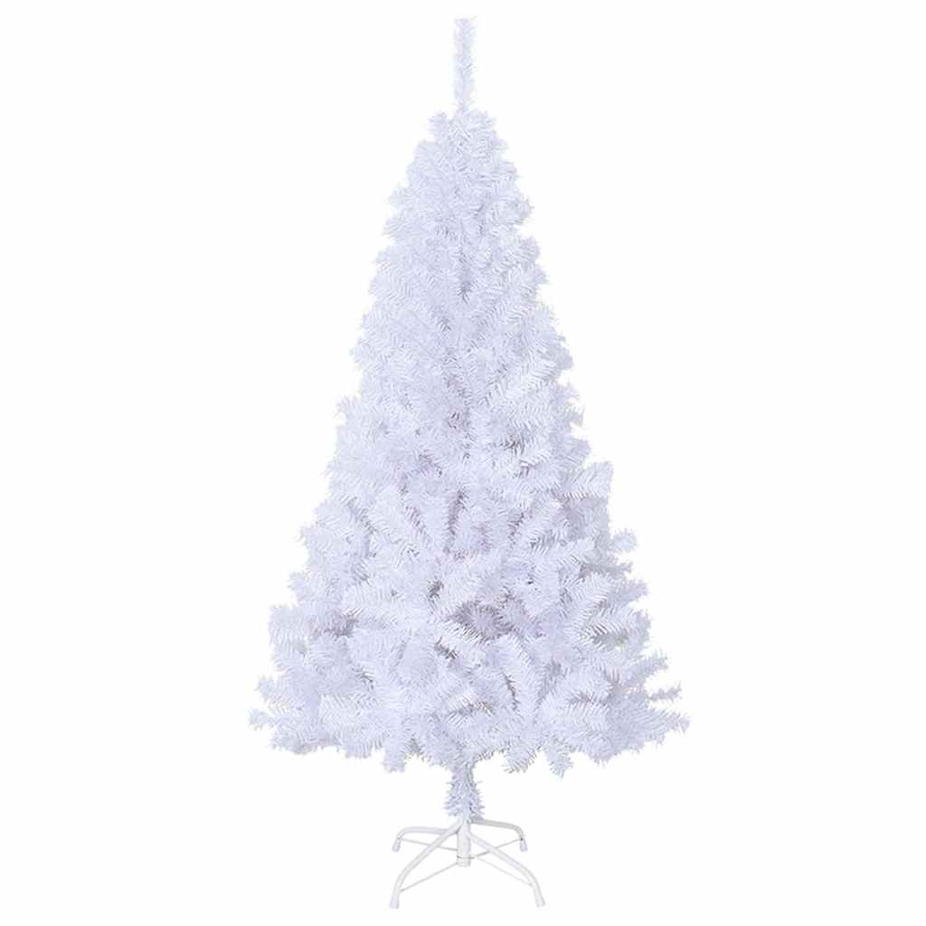 Vidaxl Kunstkerstboom mit dicken Zweigen 120 cm PVC Weiß