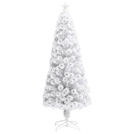 Vidaxl Kunstkerstboom mit Beleuchtung 240 cm Faserweiß