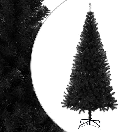 Vidaxl Kunstkerstboom mit Standard 240 cm PVC Schwarz