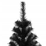Vidaxl Kunstkerstboom mit Standard 240 cm PVC Schwarz