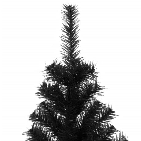 Vidaxl Kunstkerstboom mit Standard 240 cm PVC Schwarz