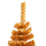 Vidaxl Kunstkerstboom mit Standard mit einer goldfarbenen Standardkappe von 120 cm