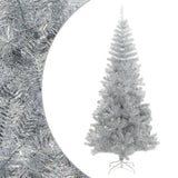 Vidaxl Kunstkerstboom mit Standard mit einer Standardkappe mit einer silberfarbenen 240 cm -Kappe