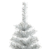 Vidaxl Kunstkerstboom mit Standard mit einer Standardkappe mit einer silberfarbenen 240 cm -Kappe