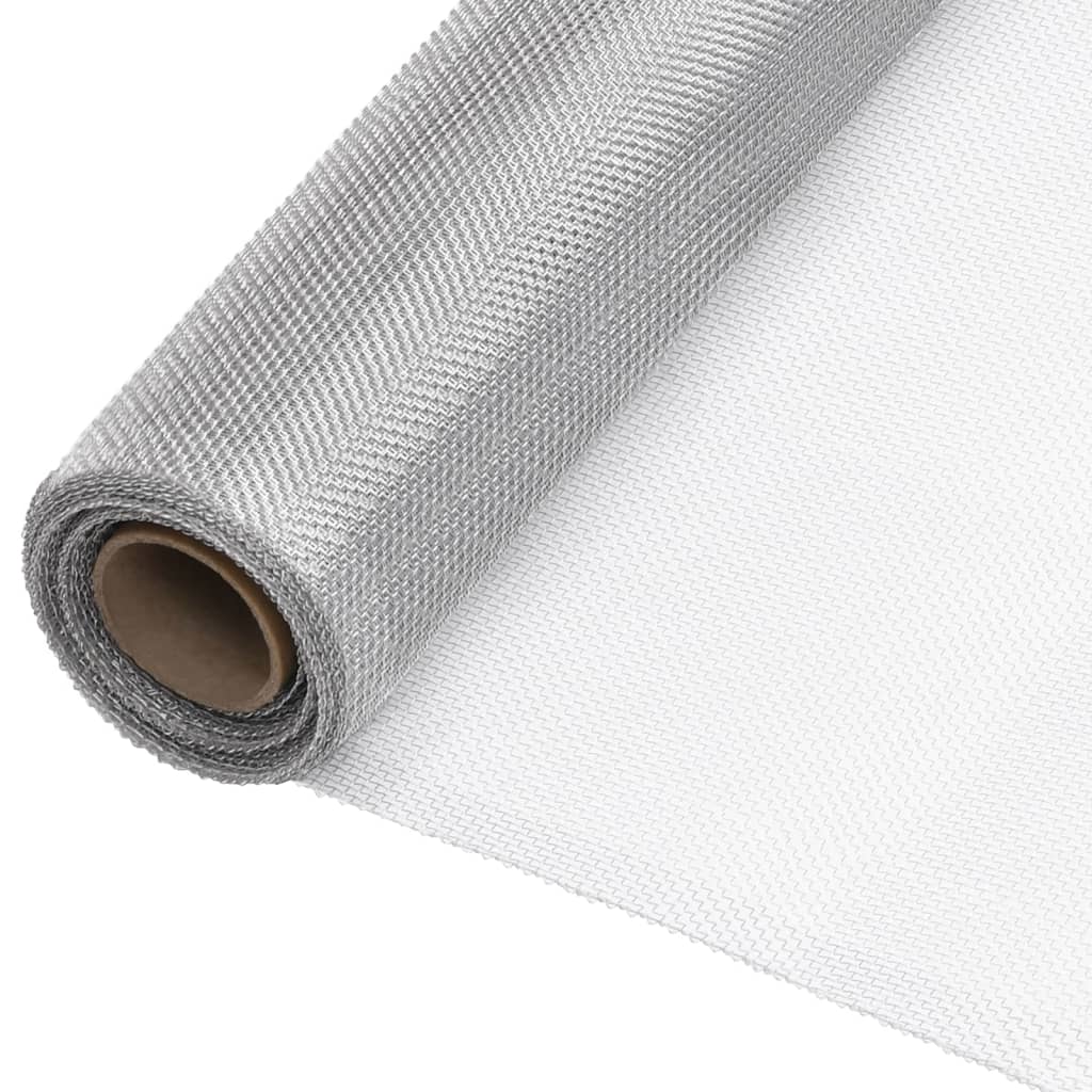 Vidaxl Gaas 60x1000 cm Aluminium silberfarben