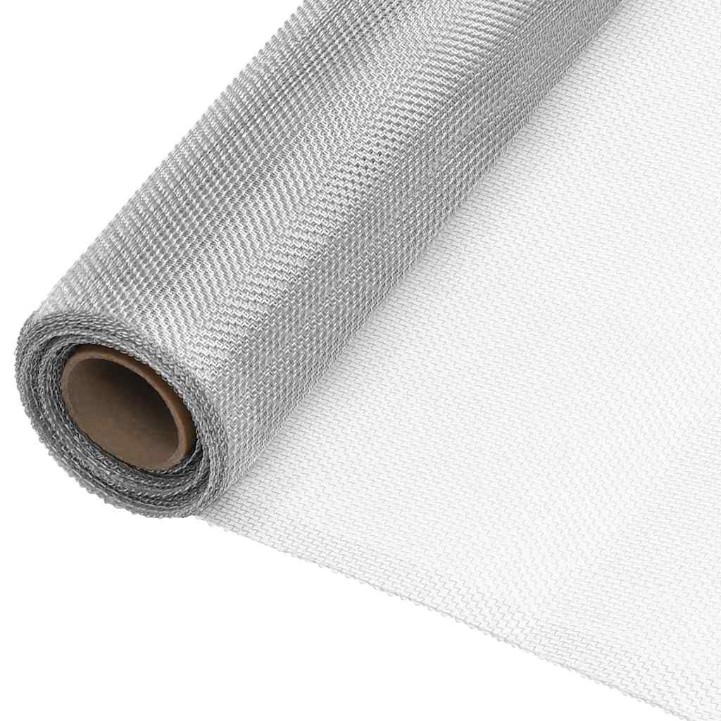 Vidaxl Gaas 60x2000 cm Aluminium Silberfarbe