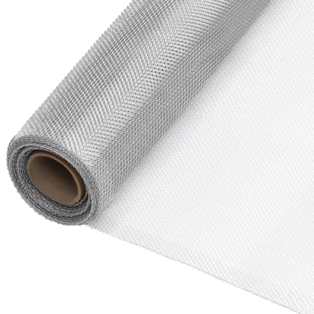 Vidaxl Gaas 60x2000 cm Aluminium Silberfarbe