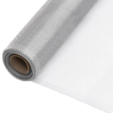 Vidaxl Mesh 80x2000 cm Aluminium silberfarben