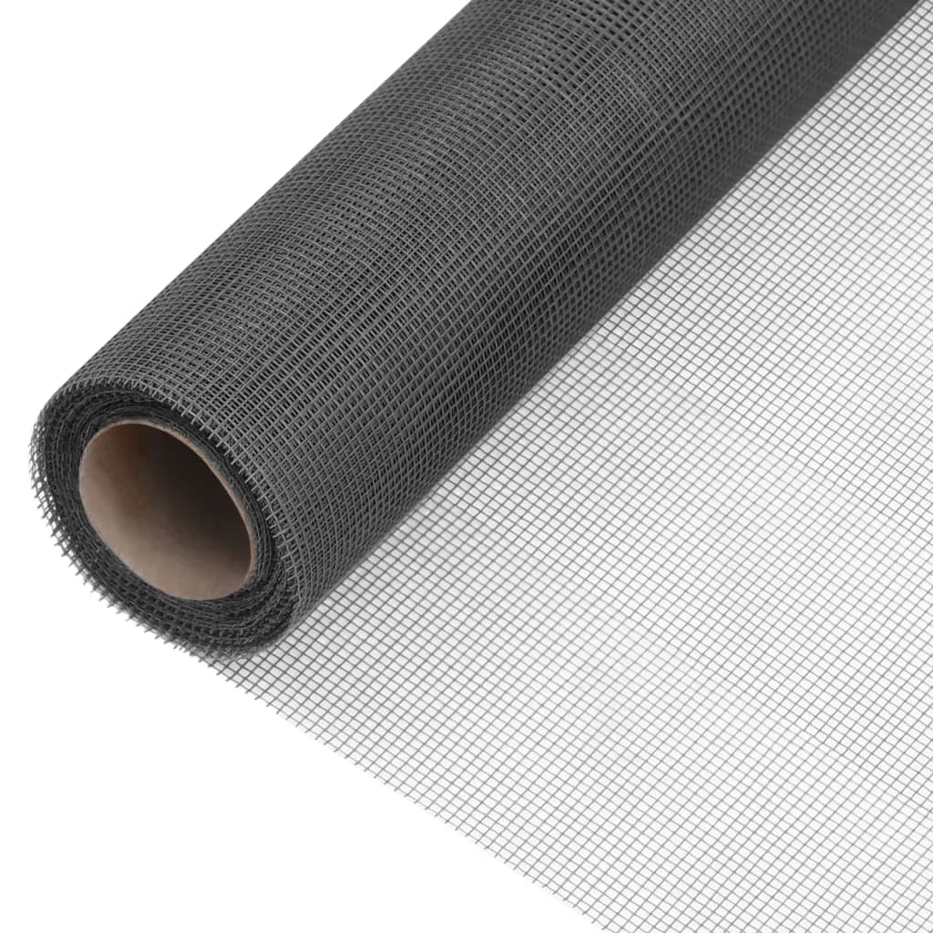 Vidaxl gaas 100x2000 cm fibre optique noir