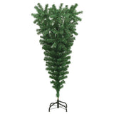 Vidaxl kunstkerstboom mit Standard 120 cm Grün umgekehrt