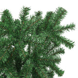 Vidaxl kunstkerstboom mit Standard 150 cm grün umgekehrt