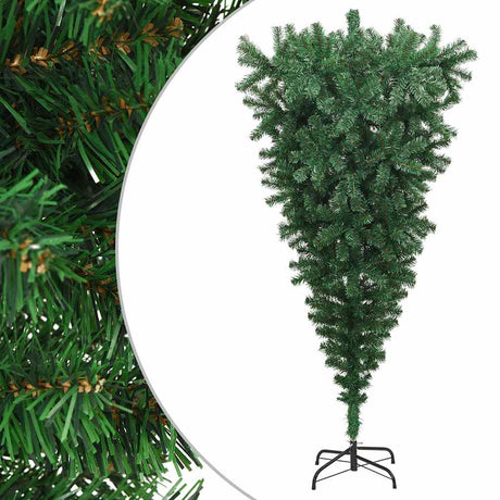 Vidaxl Kunstkerstboom mit Standard 180 cm Grün umgekehrt