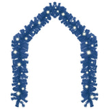 Vidaxl Weihnachtsgirlande mit LED -Leuchten 5 m blau