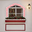 Vidaxl Weihnachtsgirlande mit LED -Leuchten 10 m Pink